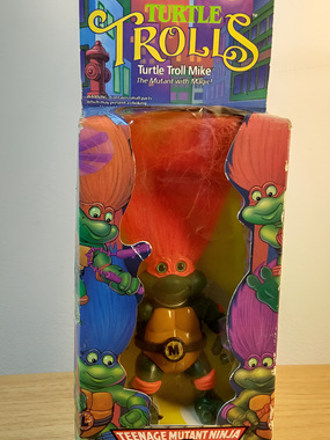 Turtle Troll Mike 1993 Tmnt ! Michelangelo Tortugas Ninja 1