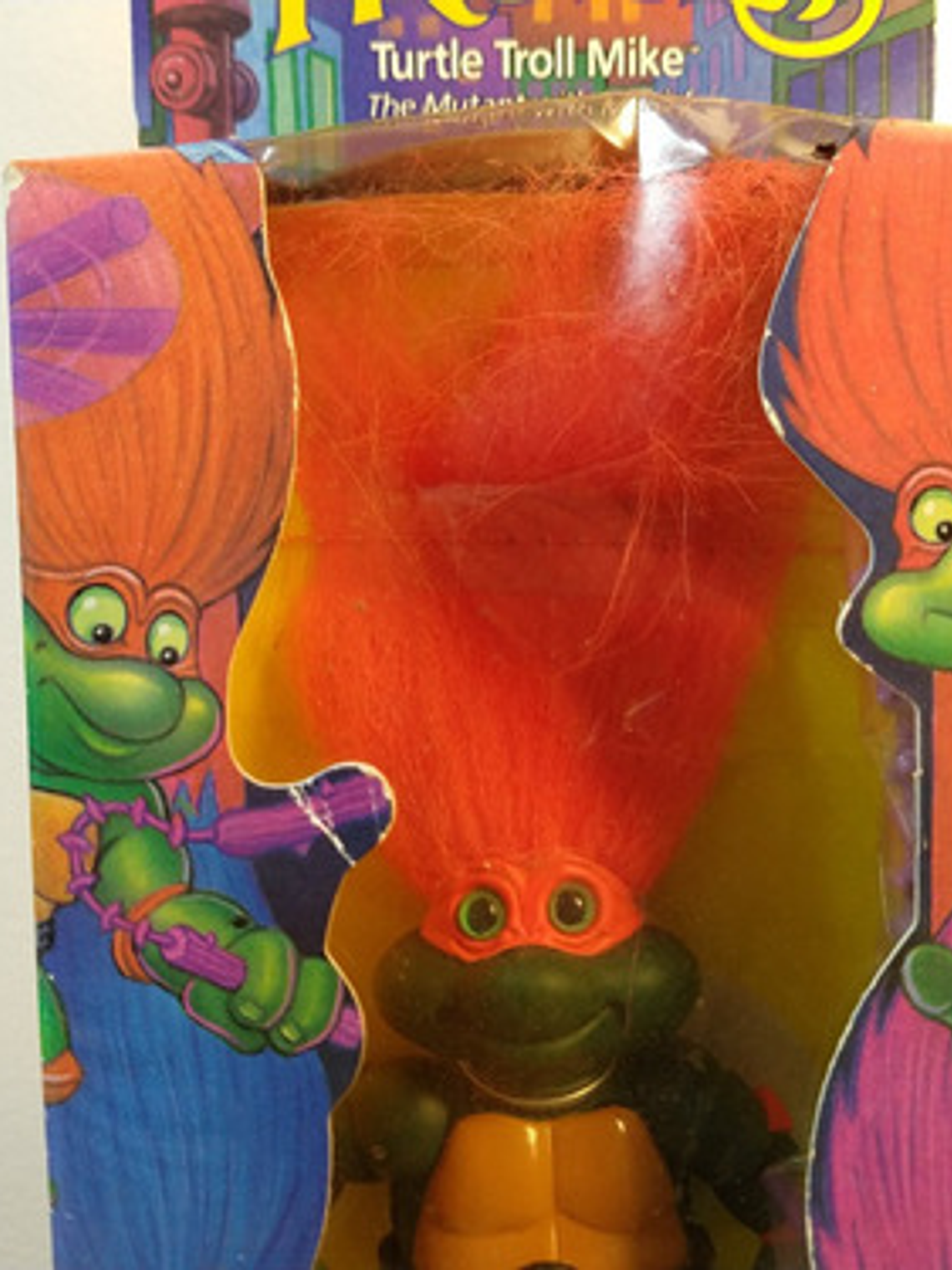 Turtle Troll Mike 1993 Tmnt ! Michelangelo Tortugas Ninja 2