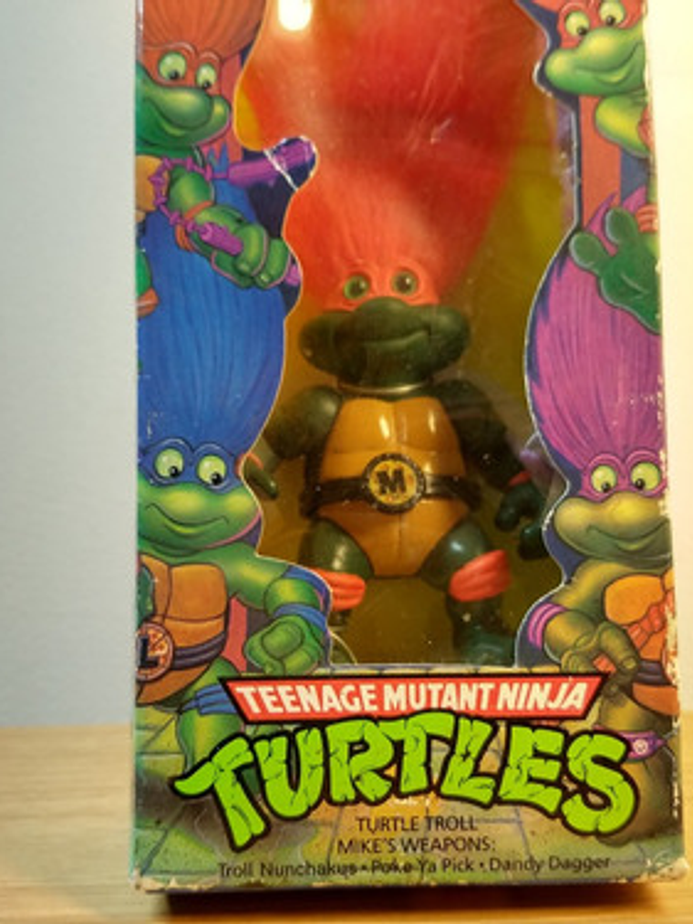 Turtle Troll Mike 1993 Tmnt ! Michelangelo Tortugas Ninja 4