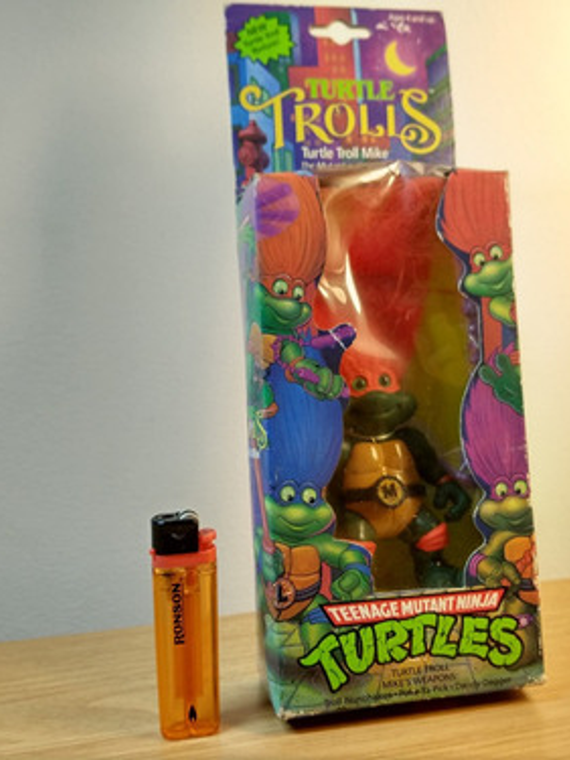Turtle Troll Mike 1993 Tmnt ! Michelangelo Tortugas Ninja 5