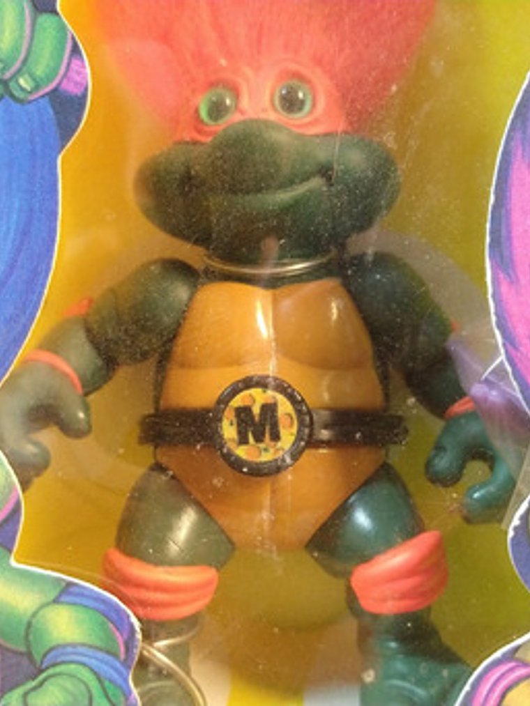 Turtle Troll Mike 1993 Tmnt ! Michelangelo Tortugas Ninja 9