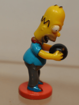 Homer 2005 Tomy Simpsons Mini Bobble Head