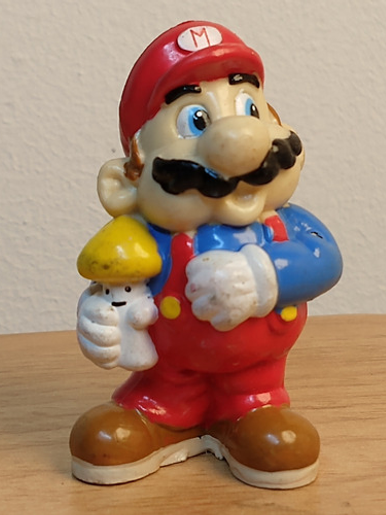 Mario Bros With Mushroom 1989 Figura Mini Nintendo Applause 2