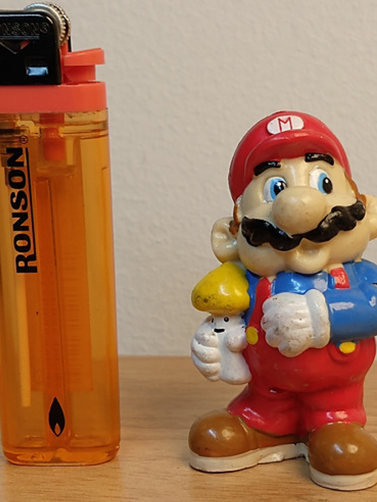 Mario Bros With Mushroom 1989 Figura Mini Nintendo Applause 3