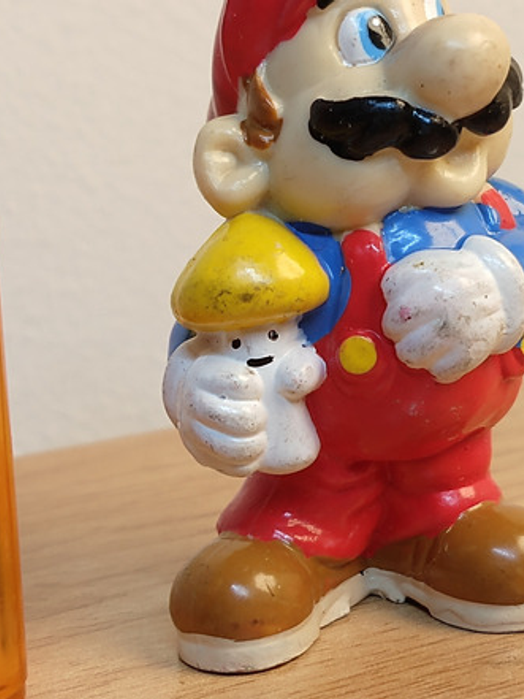 Mario Bros With Mushroom 1989 Figura Mini Nintendo Applause 5