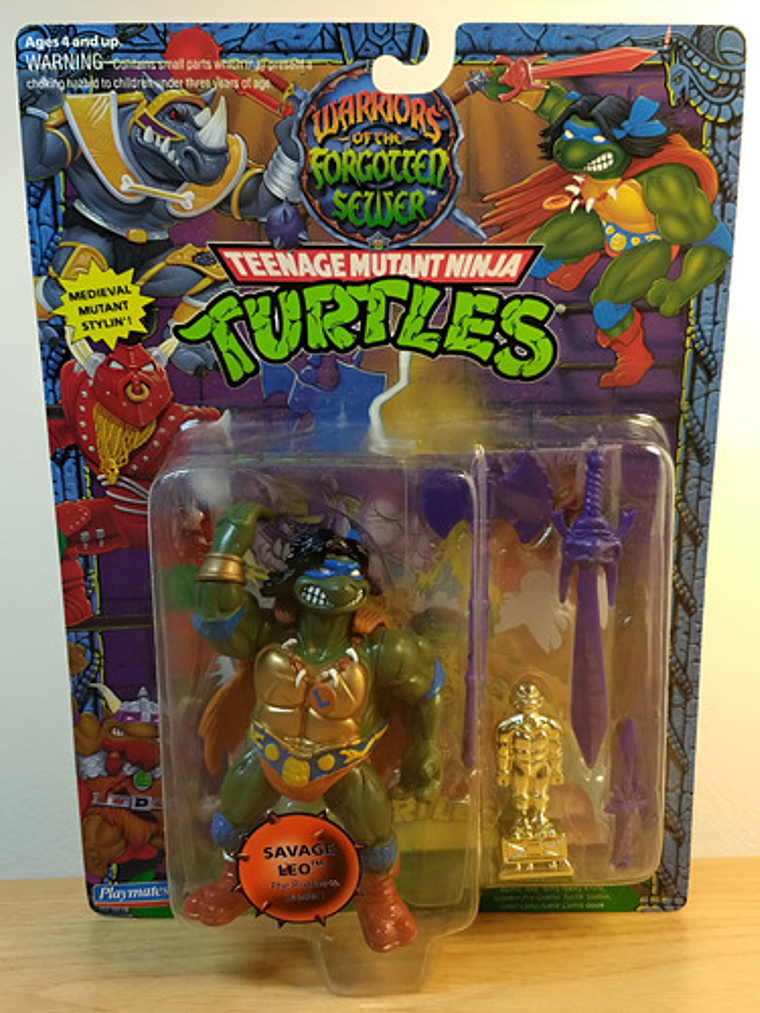 Savage Leo 1994 Tmnt ! Warriors Of The Forgotten Sewer Dnd 1