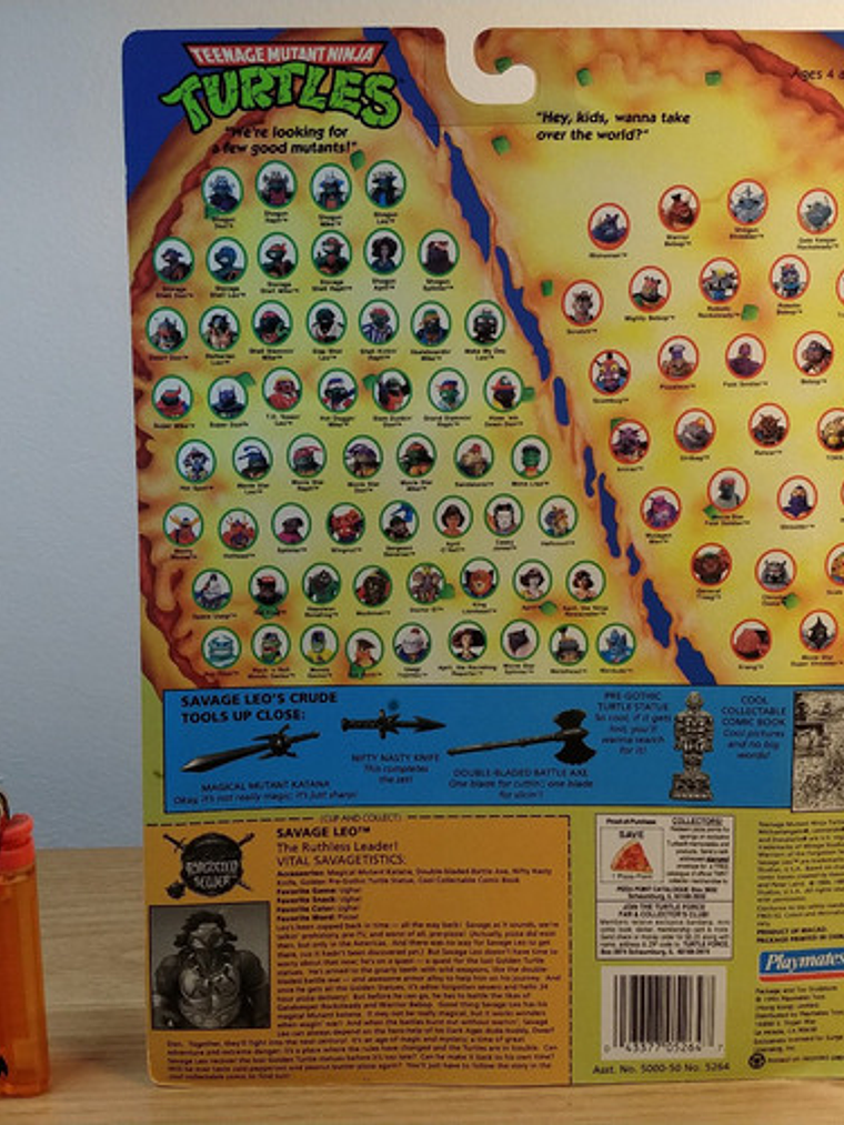 Savage Leo 1994 Tmnt ! Warriors Of The Forgotten Sewer Dnd 6