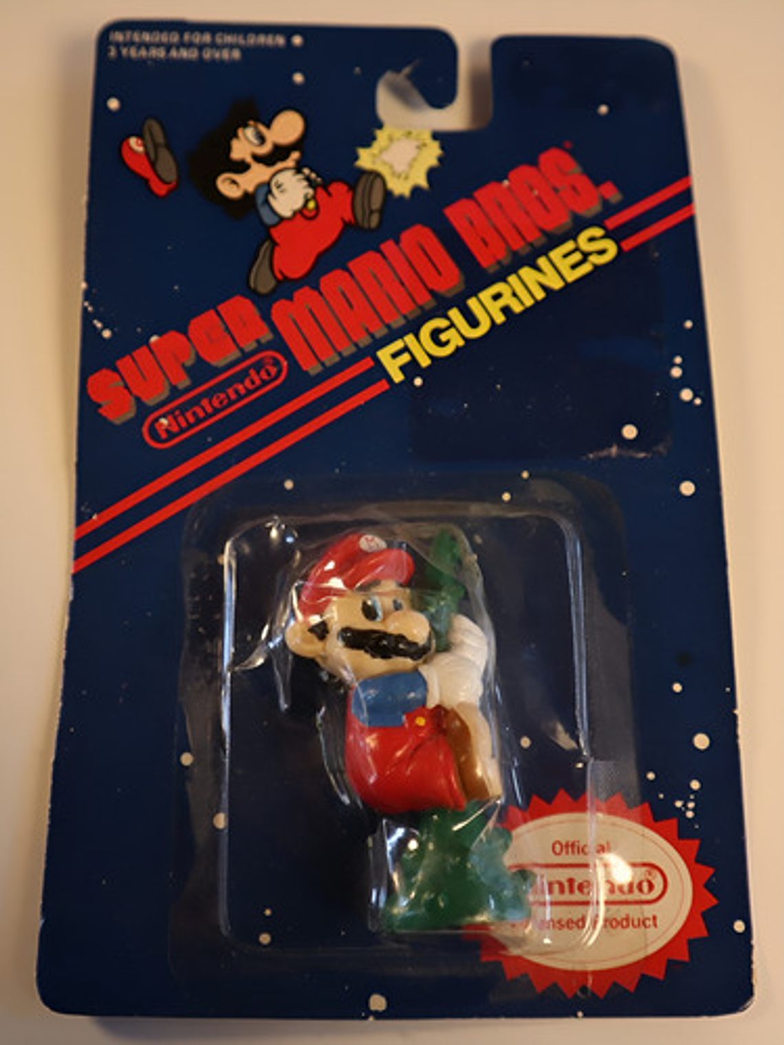 Mario Bros With Beanstalk 1989 Applause Nintendo Figura Mini 1
