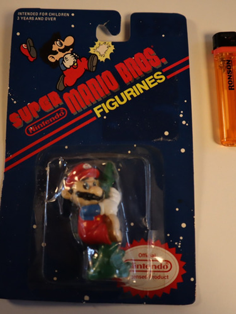 Mario Bros With Beanstalk 1989 Applause Nintendo Figura Mini 2