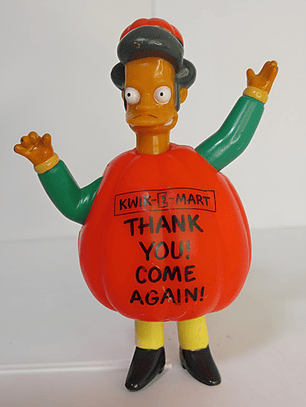 Apu 2001 Simpsons Burger King Spooky Light Ups