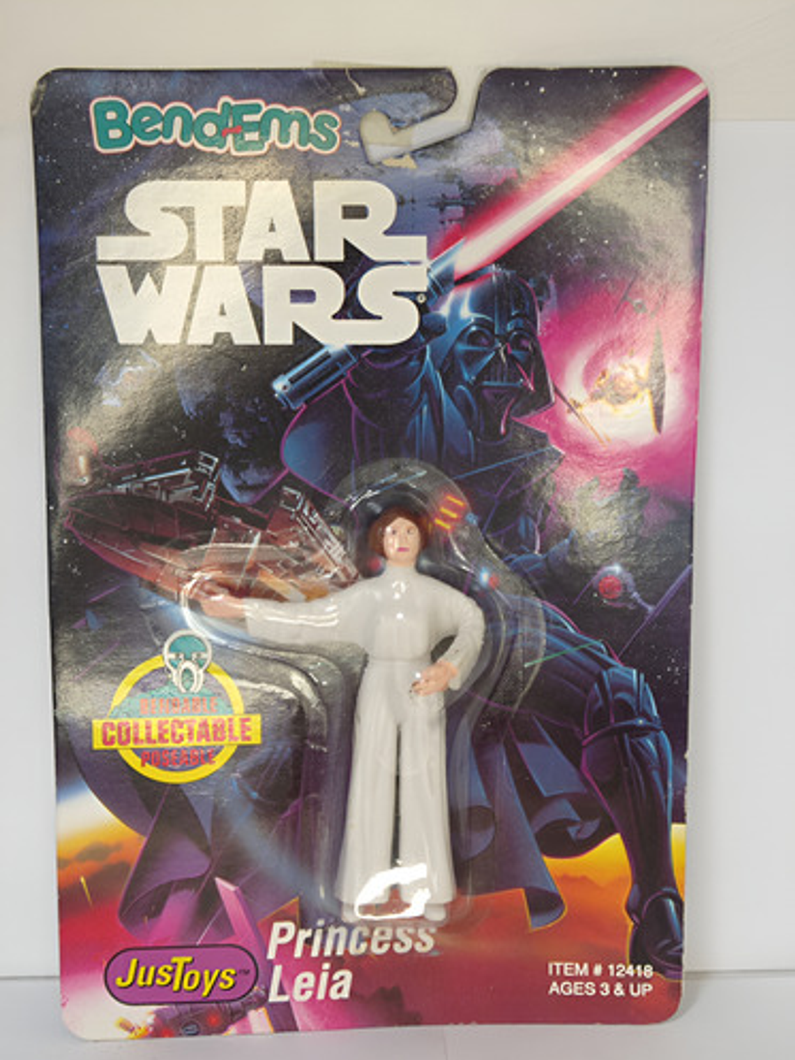 Princess Leia 1993 Star Wars Just Toys Bend Ems 1