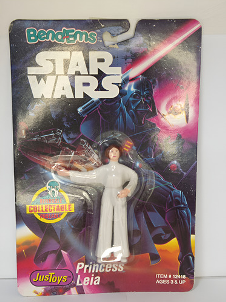 Princess Leia 1993 Star Wars Just Toys Bend Ems 1