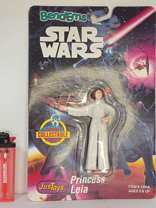 Princess Leia 1993 Star Wars Just Toys Bend Ems