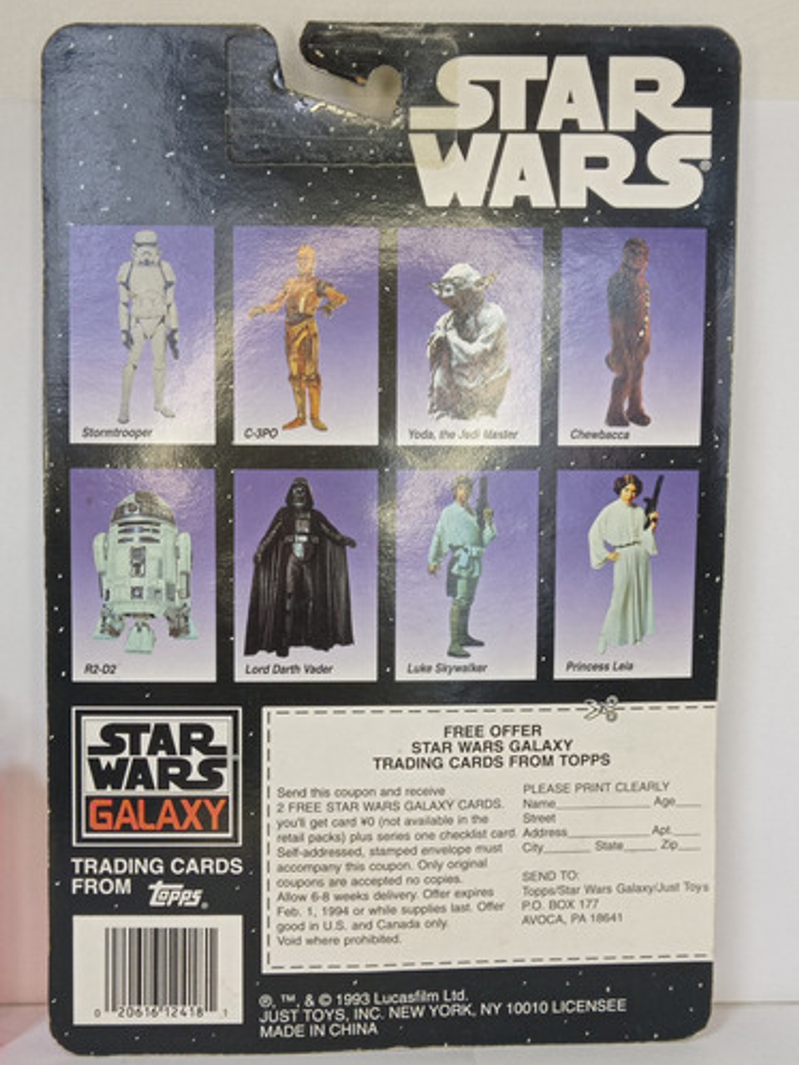 Princess Leia 1993 Star Wars Just Toys Bend Ems 6