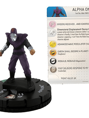Alpha One #015 Tmnt Teenage Mutant Ninja Turtles Heroclix