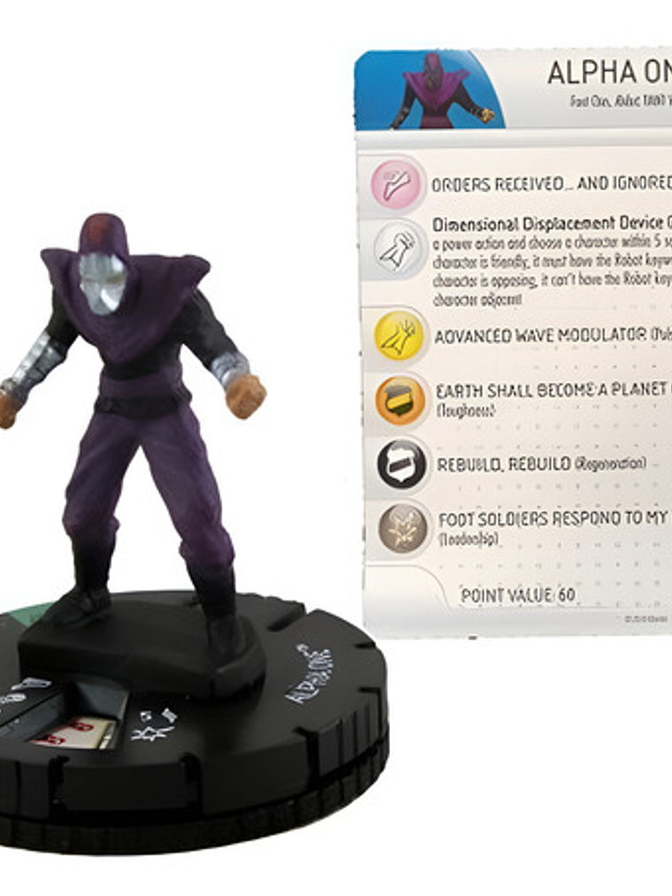 Alpha One #015 Tmnt Teenage Mutant Ninja Turtles Heroclix 1