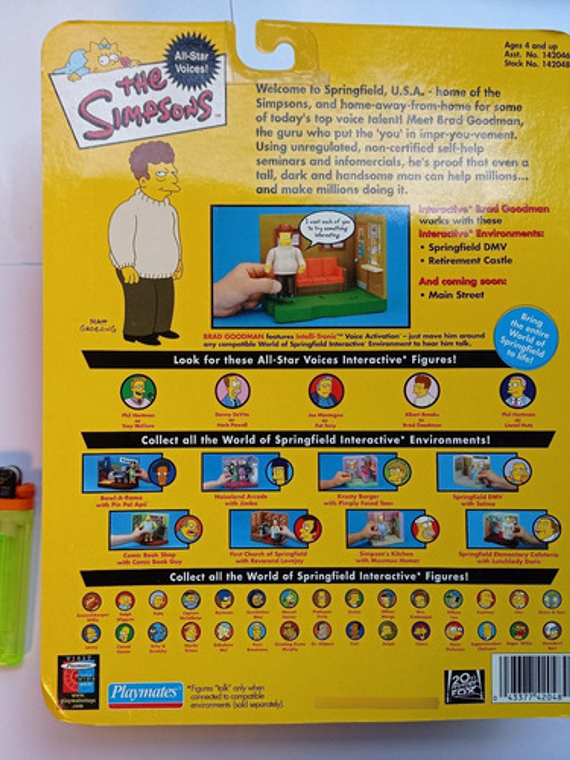 Brad Goodman 2002 Simpsons World Of Springfield Celebrity 6