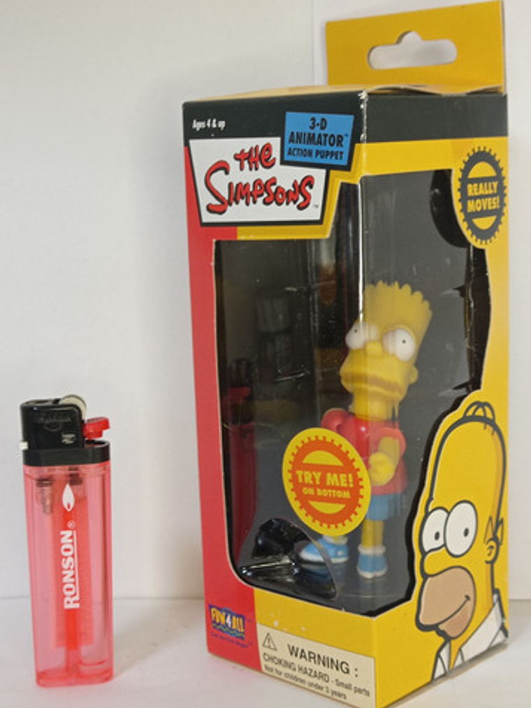 Mini Marioneta Bart 2003 Simpsons Fun4all Puppet 2