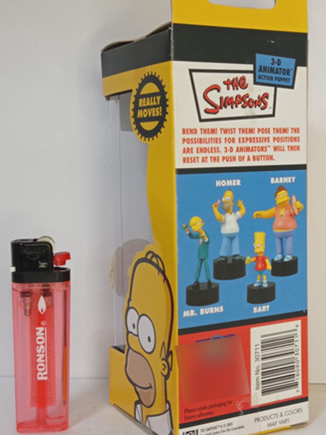 Mini Marioneta Bart 2003 Simpsons Fun4all Puppet 4