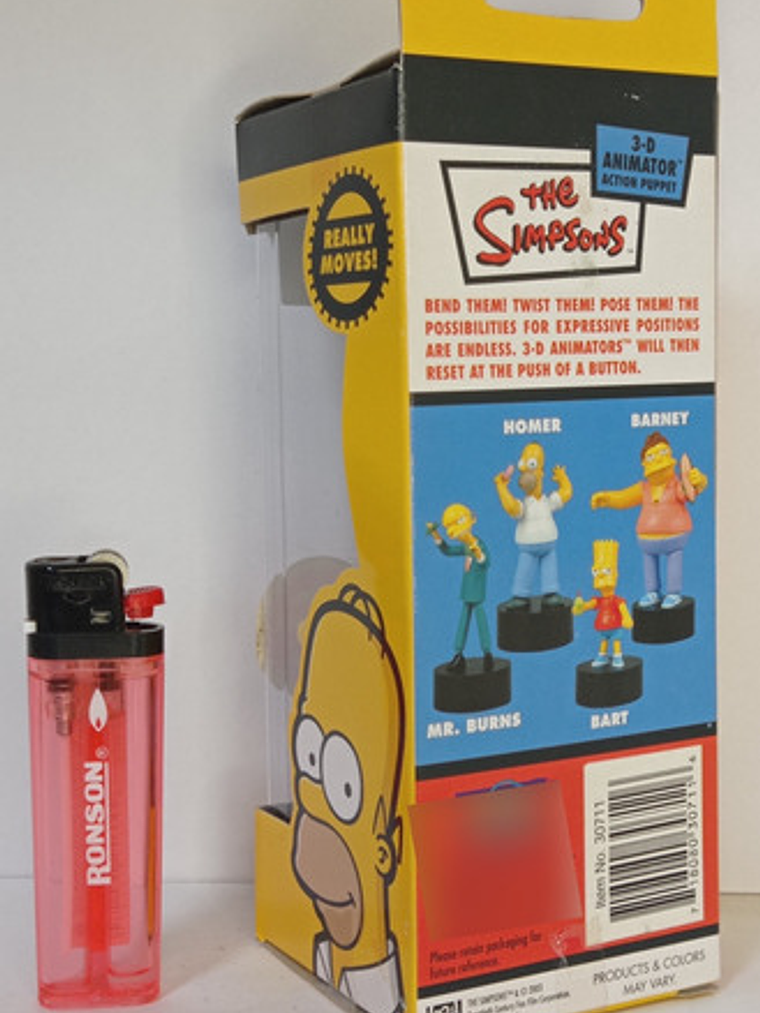 Mini Marioneta Bart 2003 Simpsons Fun4all Puppet 4