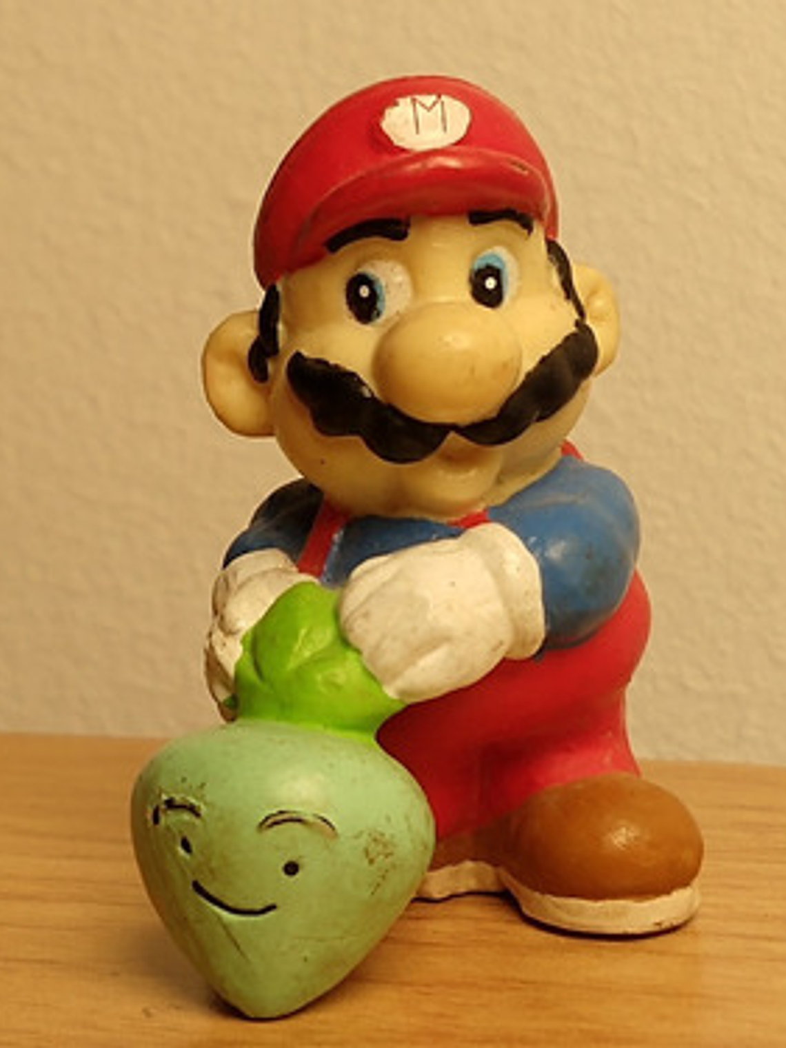 Mario Bros With Turnip 1989 Figura Mini Nintendo Applause 3