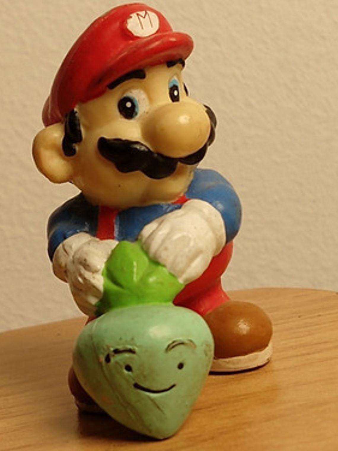 Mario Bros With Turnip 1989 Figura Mini Nintendo Applause 5