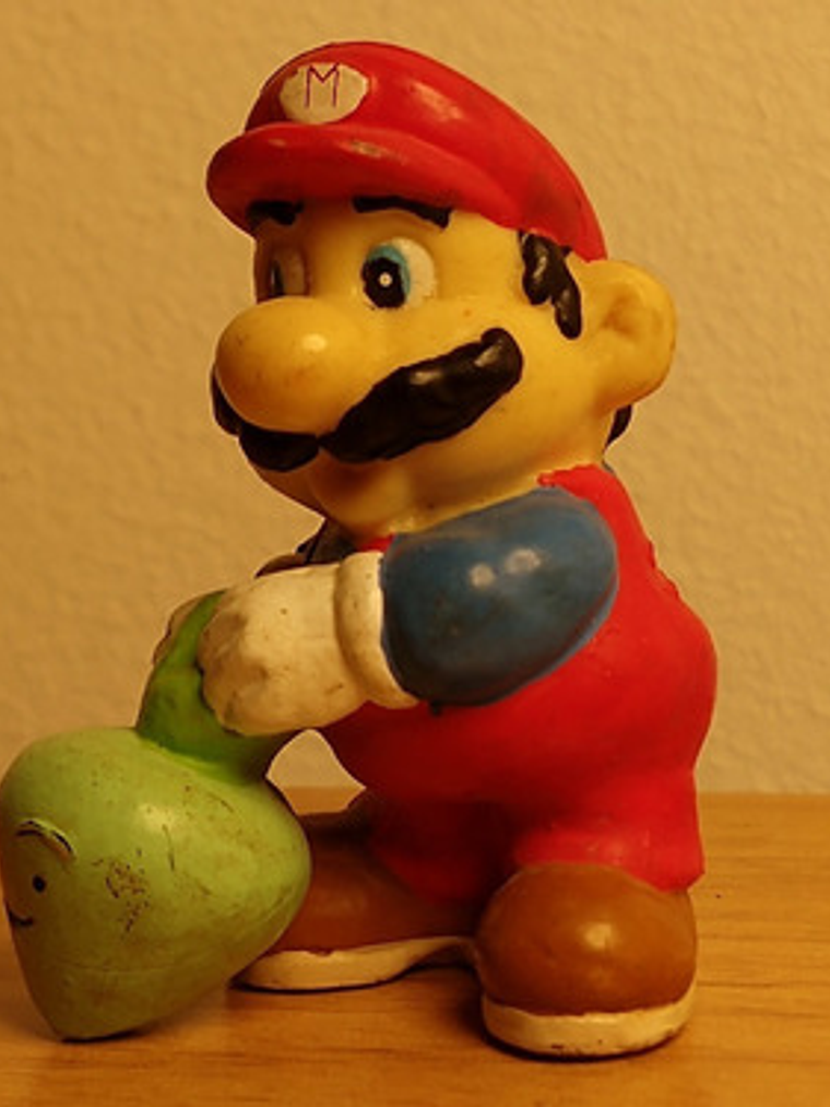 Mario Bros With Turnip 1989 Figura Mini Nintendo Applause 9