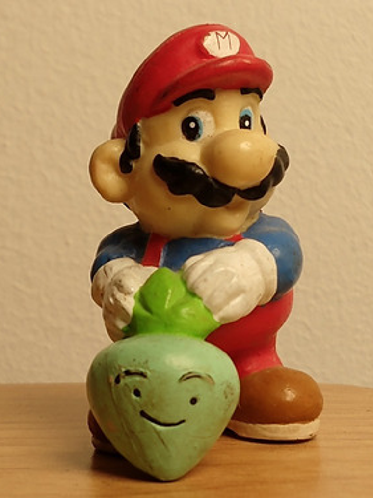 Mario Bros With Turnip 1989 Figura Mini Nintendo Applause 11