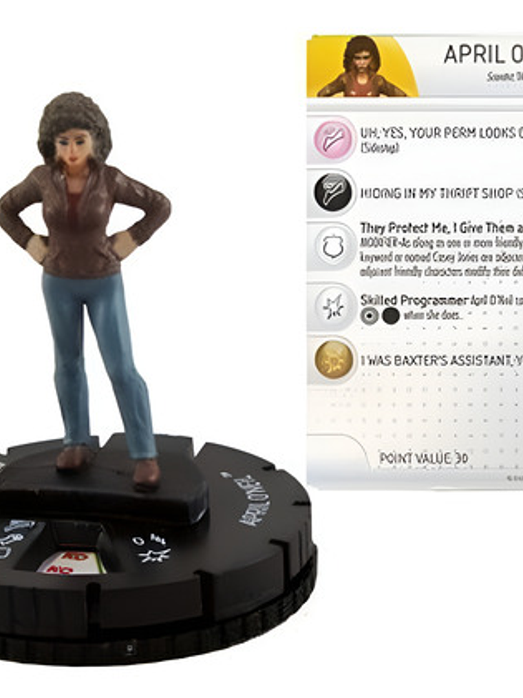 April O'neil #019 Tmnt Teenage Mutant Ninja Turtles Heroclix 1