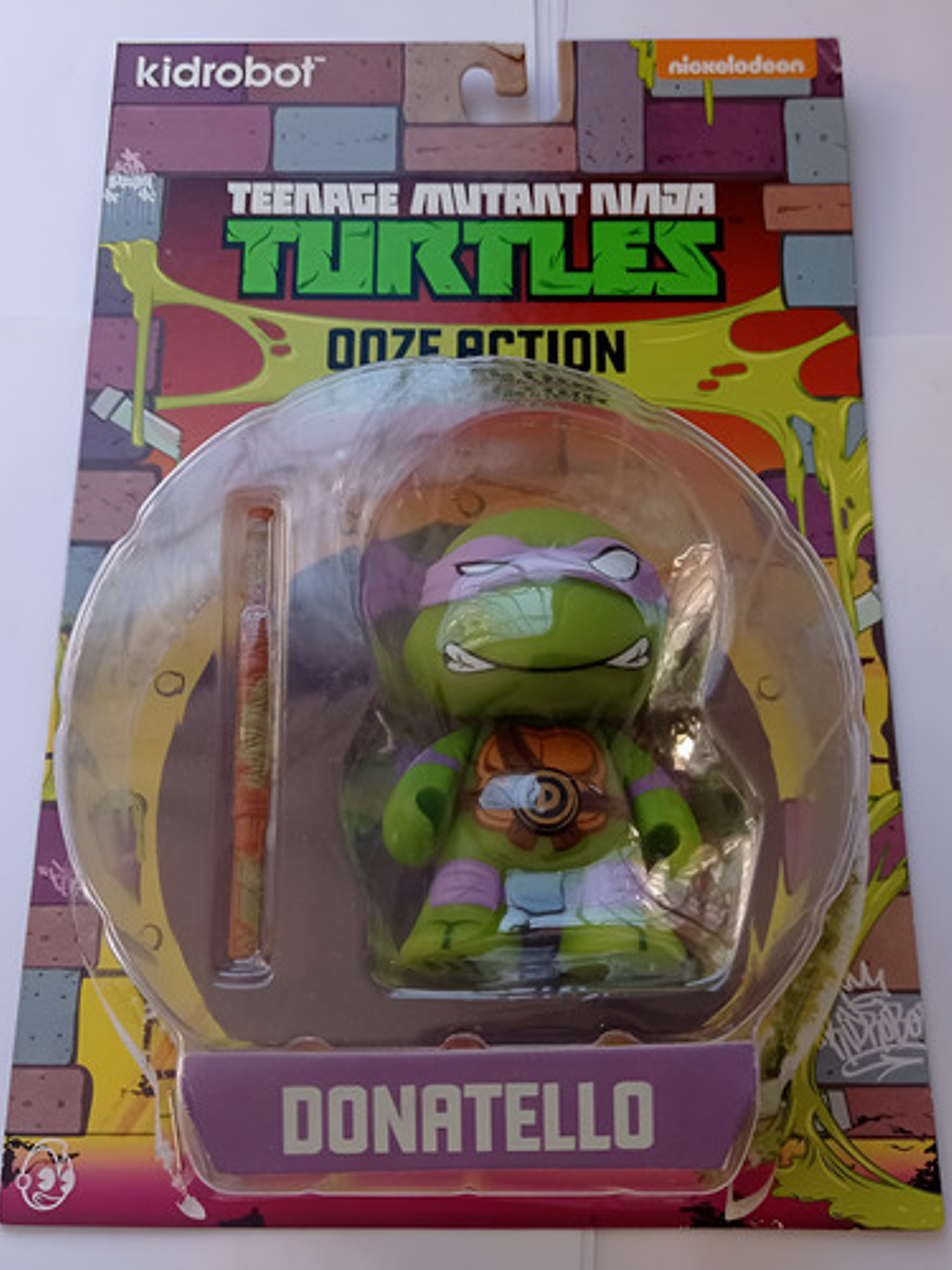 Donatello Kidrobot Tmnt Tortugas 2014 Glow Dark Caja Abierta 1
