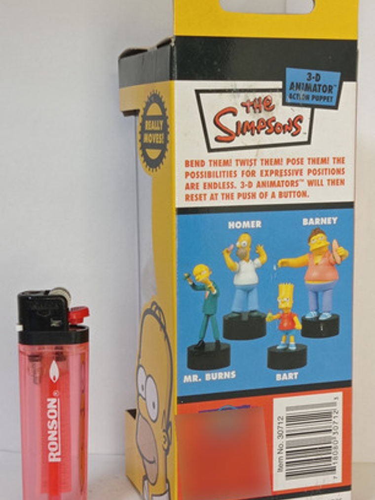 Mini Marioneta Homer 2003 Simpsons Fun4all Puppet 4