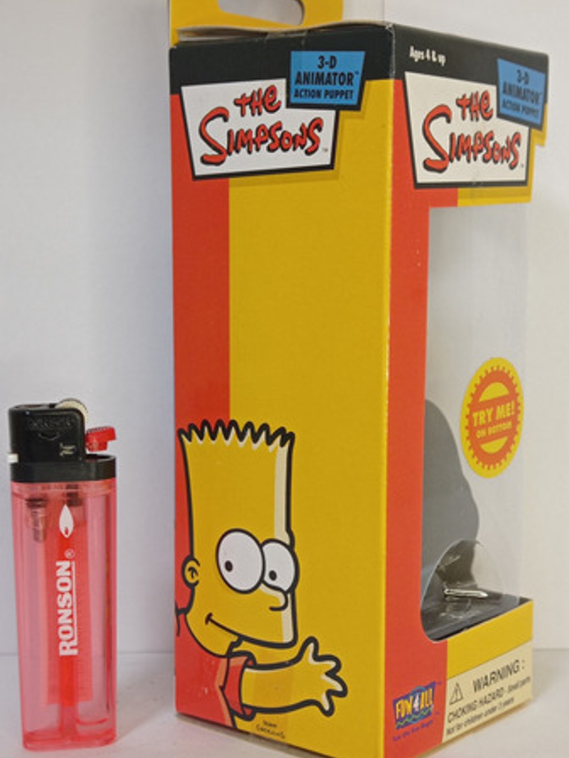 Mini Marioneta Homer 2003 Simpsons Fun4all Puppet 5