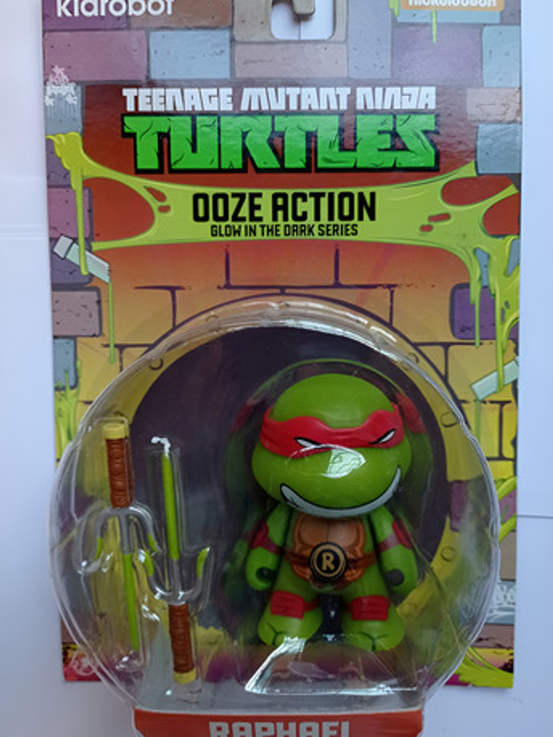 Raphael Kidrobot Tmnt Tortugas Ninja 2014 Glow In The Dark 1