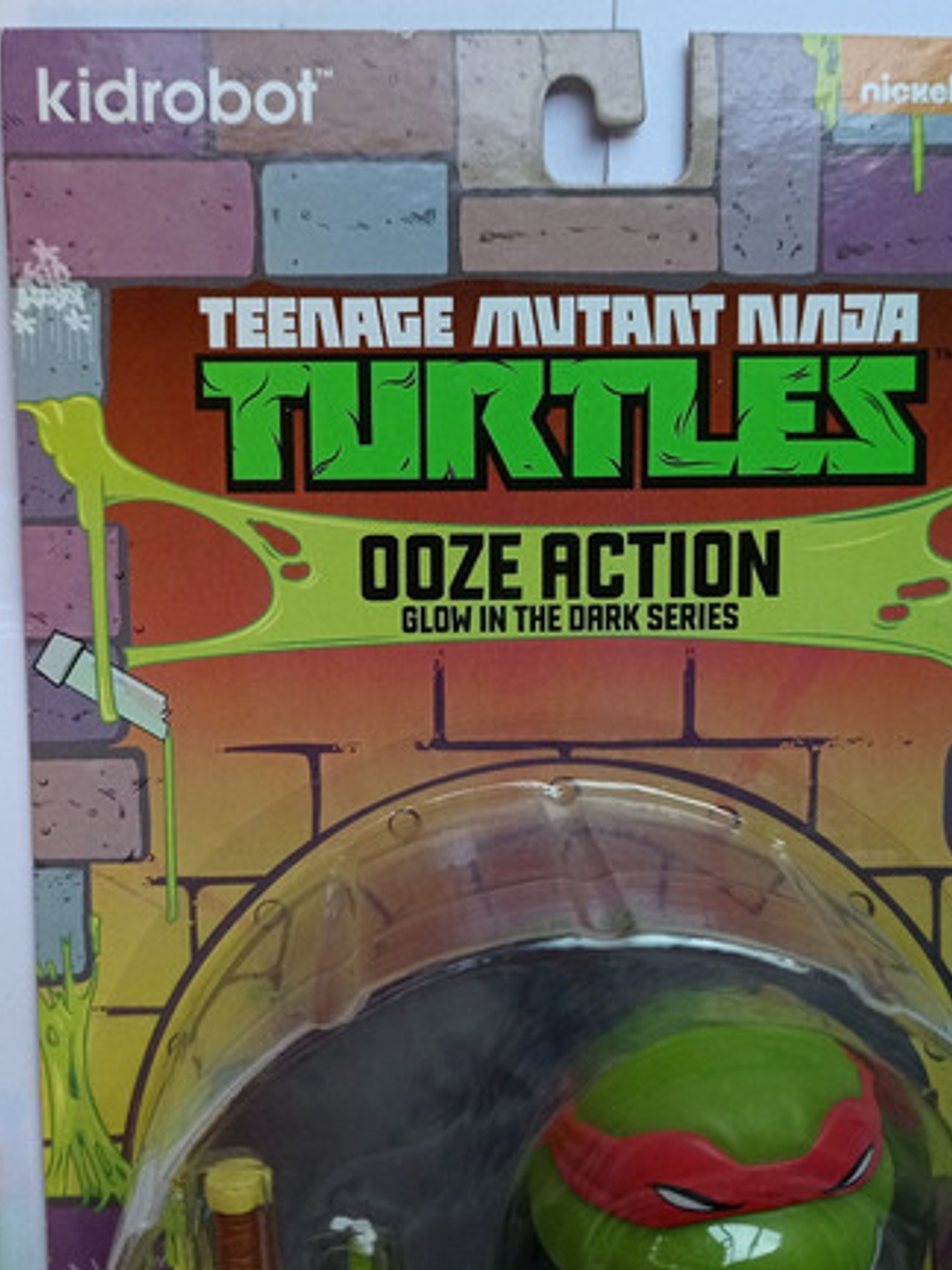 Raphael Kidrobot Tmnt Tortugas Ninja 2014 Glow In The Dark 3