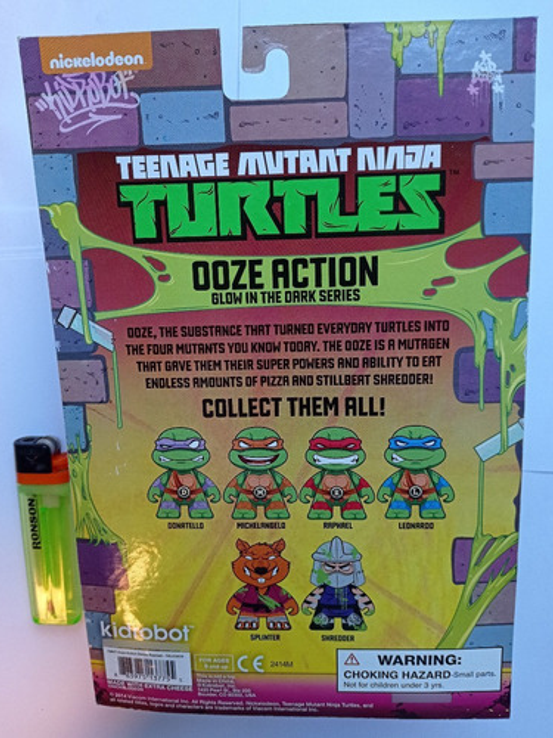Raphael Kidrobot Tmnt Tortugas Ninja 2014 Glow In The Dark 6
