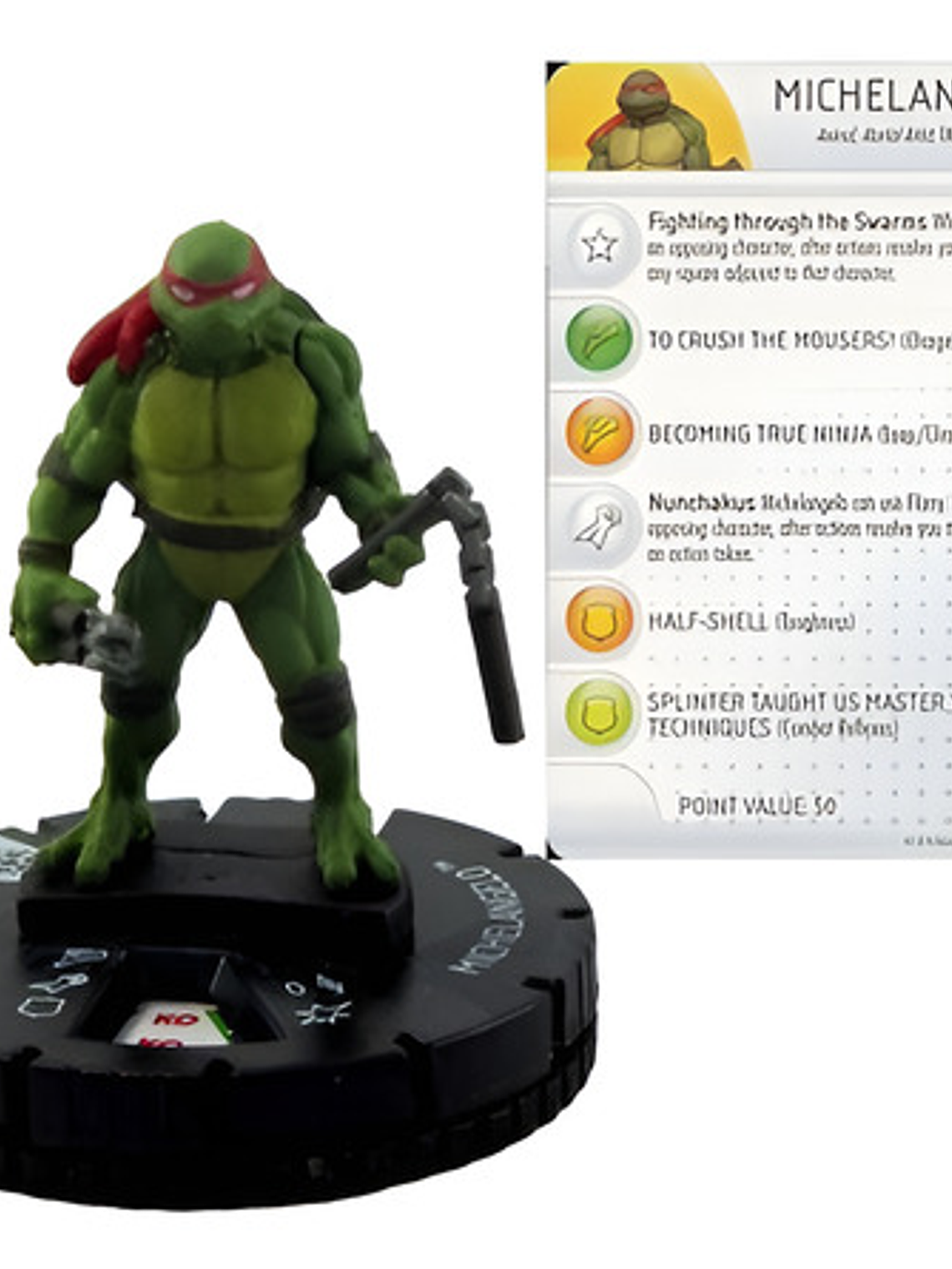 Michelangelo #002 Tmnt Teenage Mutant Ninja Turtles Heroclix 1
