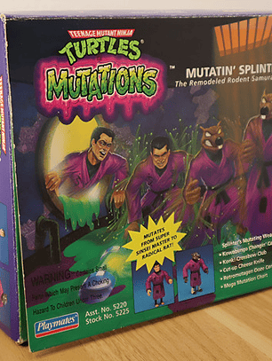 Mutatin Splinter 1993 Tmnt ! Mutations Ed. Japon 90s Vintage