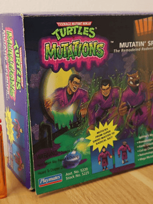 Mutatin Splinter 1993 Tmnt ! Mutations Ed. Japon 90s Vintage