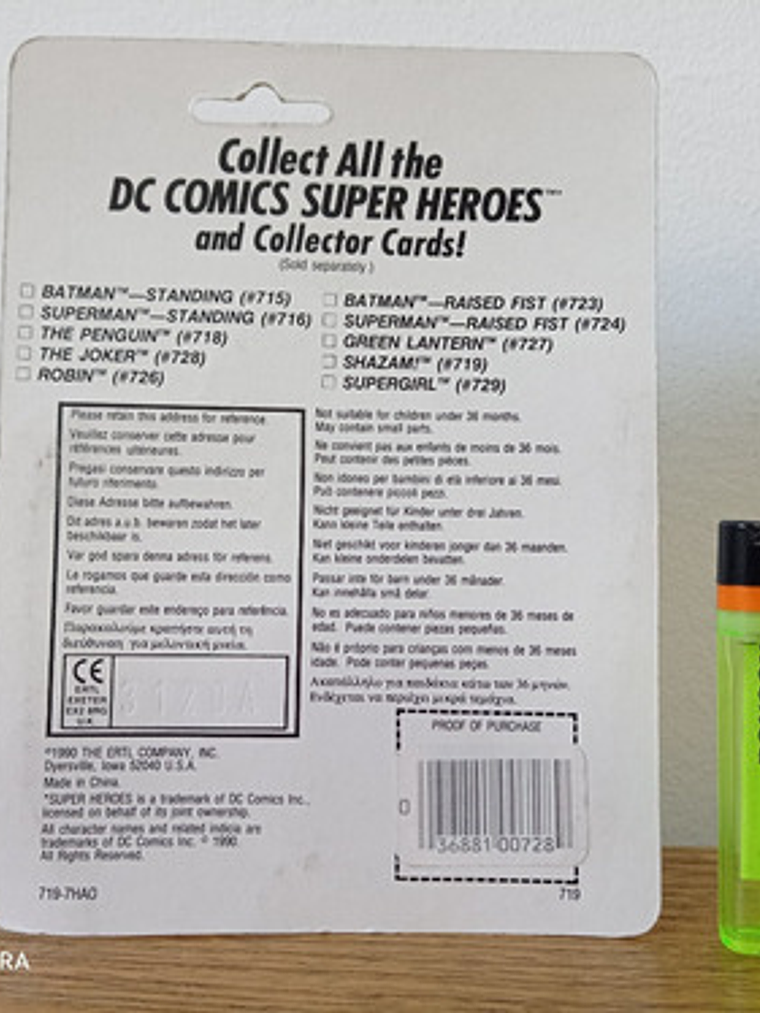 Shazam 1990 Diecast Metal Dc Comics Super Heroes 3