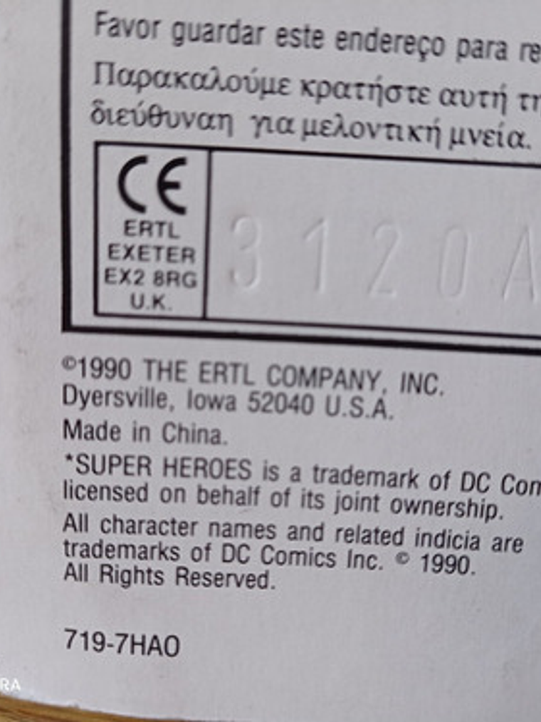 Shazam 1990 Diecast Metal Dc Comics Super Heroes 4