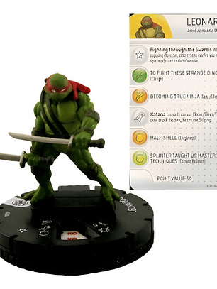 Leonardo #004 Tmnt Teenage Mutant Ninja Turtles Heroclix