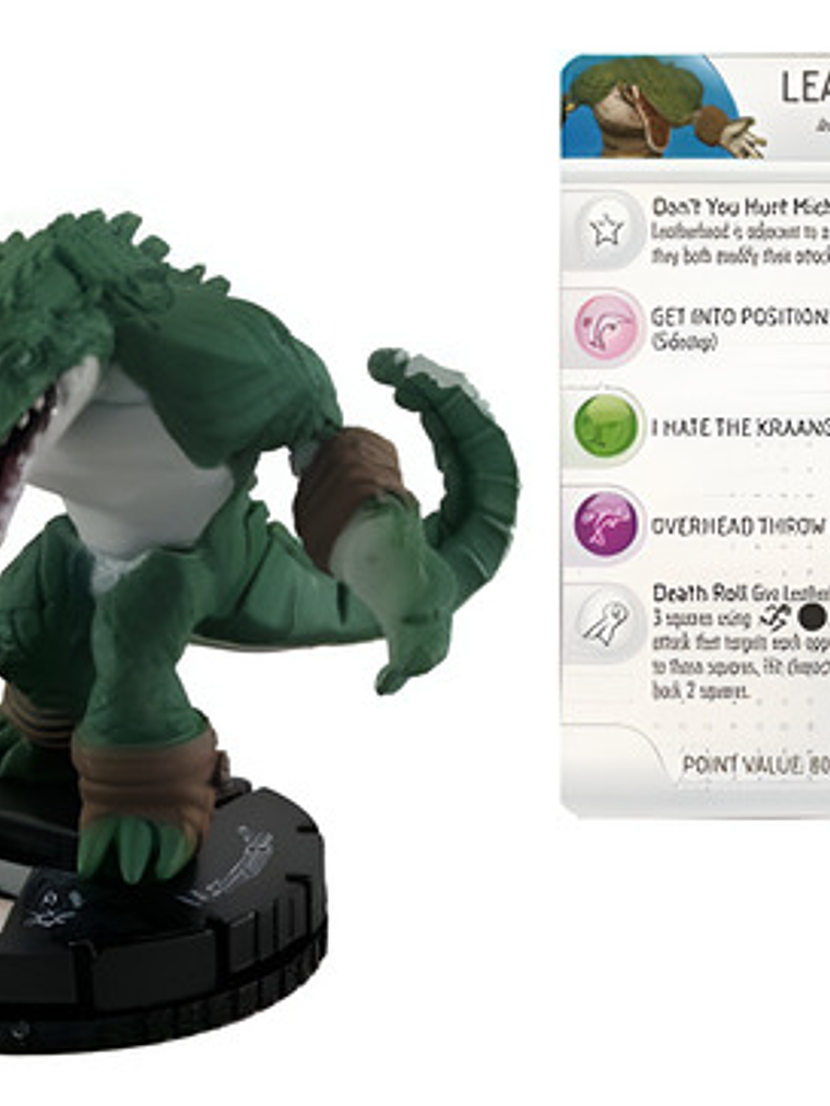 Leatherhead #017 Tmnt Teenage Mutant Ninja Turtles Heroclix 1