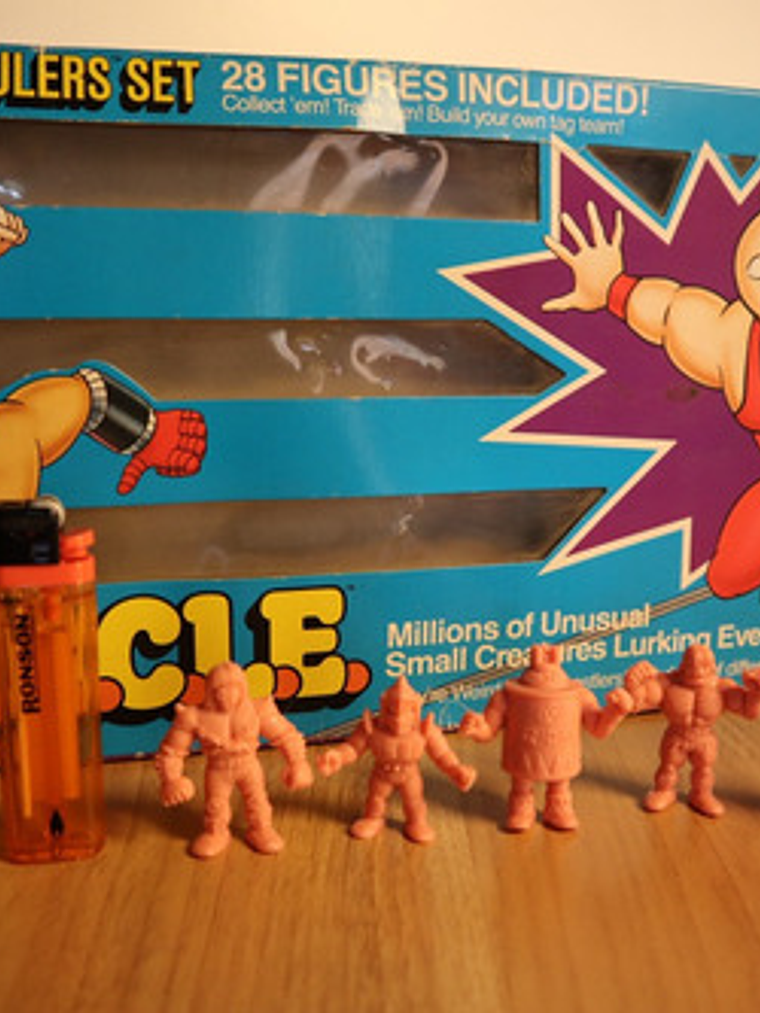 Caja 28 Minis Muscle 1985 Mattel Bandai Kinnikuman Miniatura 2