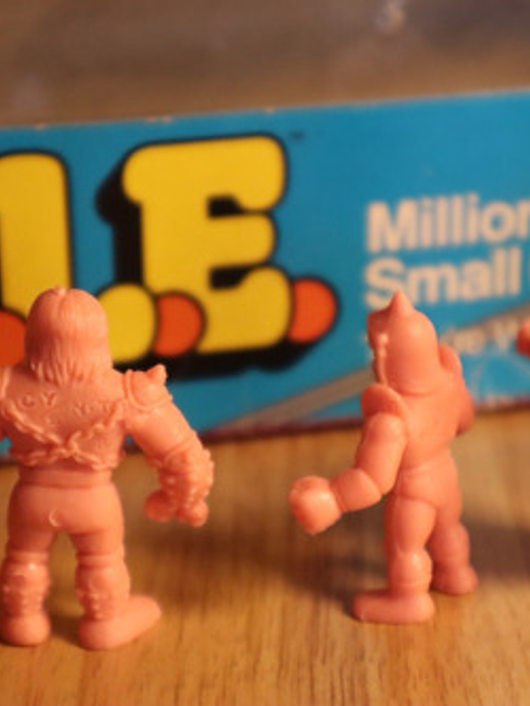 Caja 28 Minis Muscle 1985 Mattel Bandai Kinnikuman Miniatura 4
