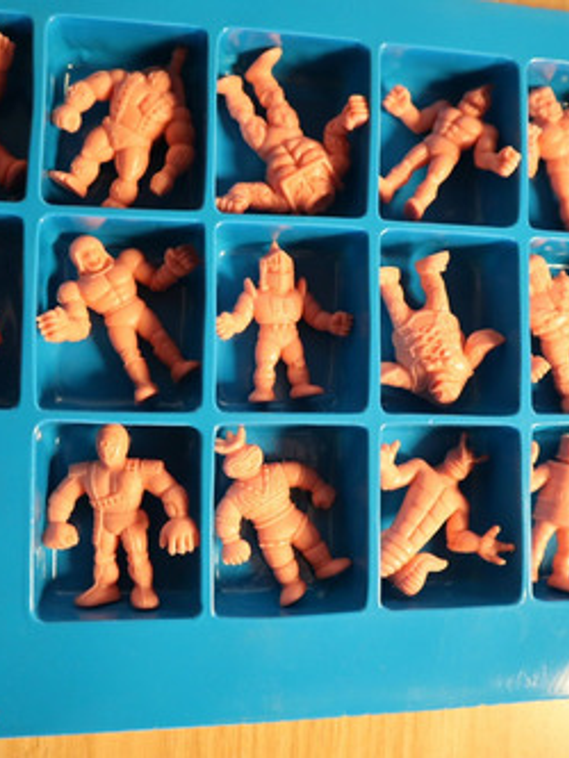 Caja 28 Minis Muscle 1985 Mattel Bandai Kinnikuman Miniatura 5