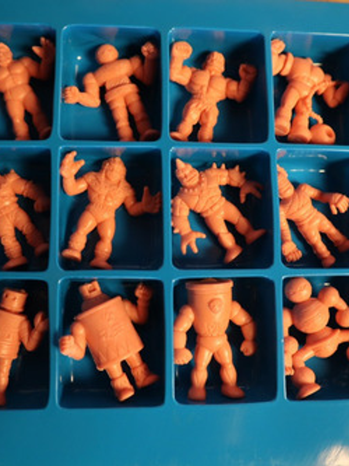 Caja 28 Minis Muscle 1985 Mattel Bandai Kinnikuman Miniatura 6