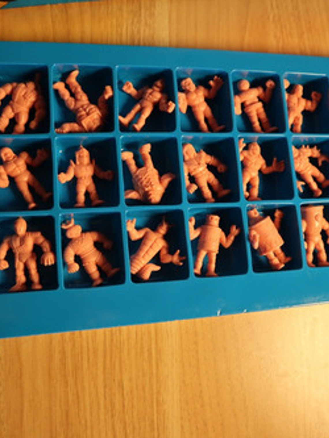Caja 28 Minis Muscle 1985 Mattel Bandai Kinnikuman Miniatura 7