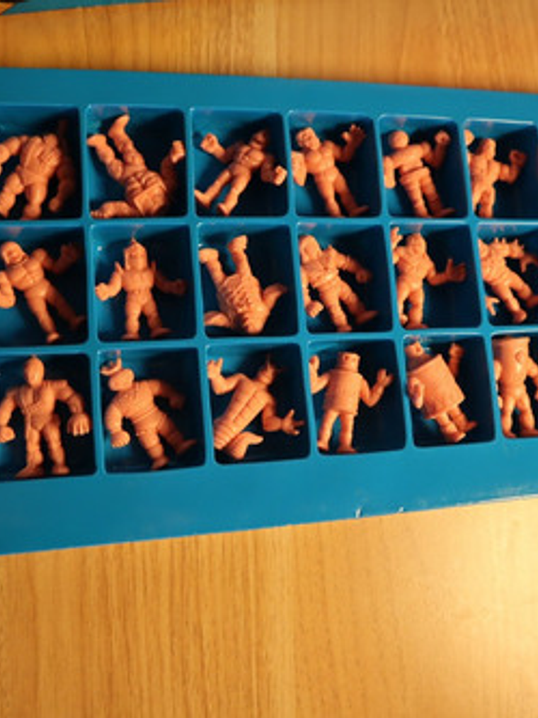 Caja 28 Minis Muscle 1985 Mattel Bandai Kinnikuman Miniatura 7