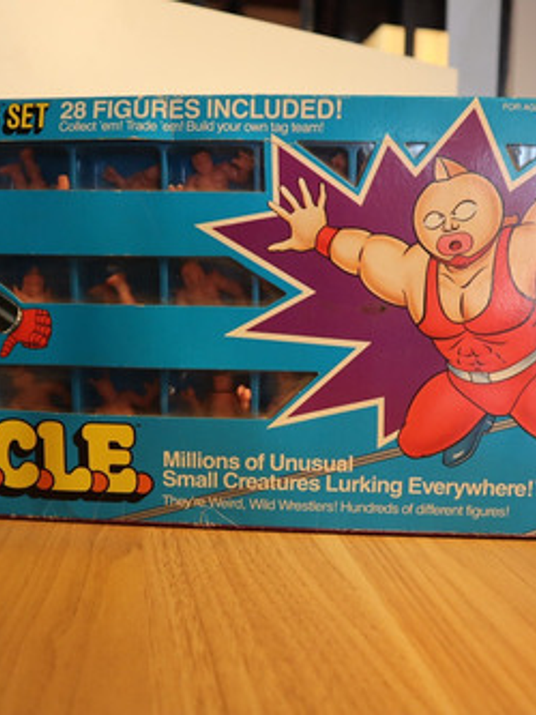 Caja 28 Minis Muscle 1985 Mattel Bandai Kinnikuman Miniatura 10
