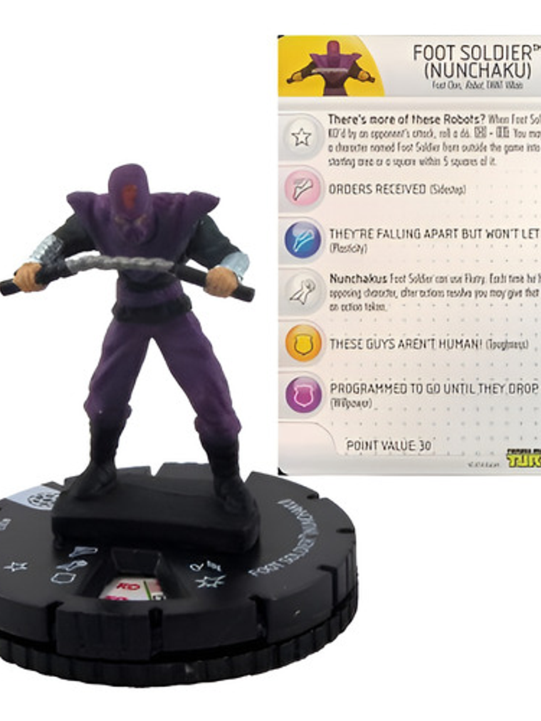 Foot Soldier (nunchaku) #007 Tmnt Ninja Turtles Heroclix 1